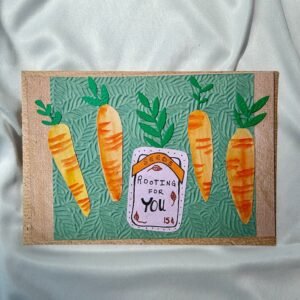 Handmade Encouragement Greeting Card - "Rooting For You"